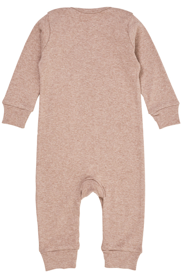 Melange Full Body Romper - Natural melange