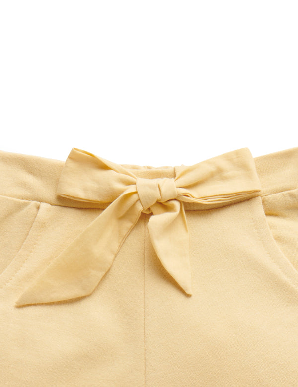 Ruffle Shorts - Banana