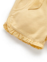 Ruffle Shorts - Banana