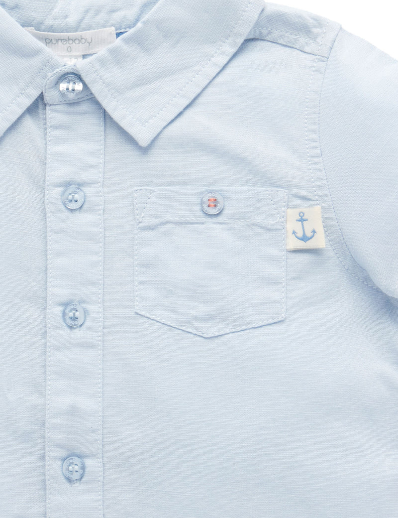 Linen Blend Shirt - Droplet