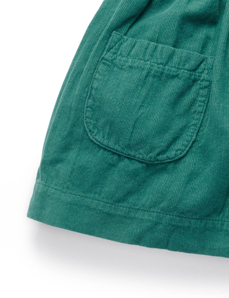 Corduroy Skirt - Deep Emerald