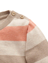 Forest Striped Jumper - Cinnamon Stripe