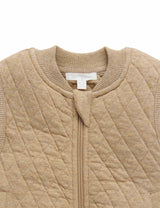 Quilted vest - Cinnamon Melange