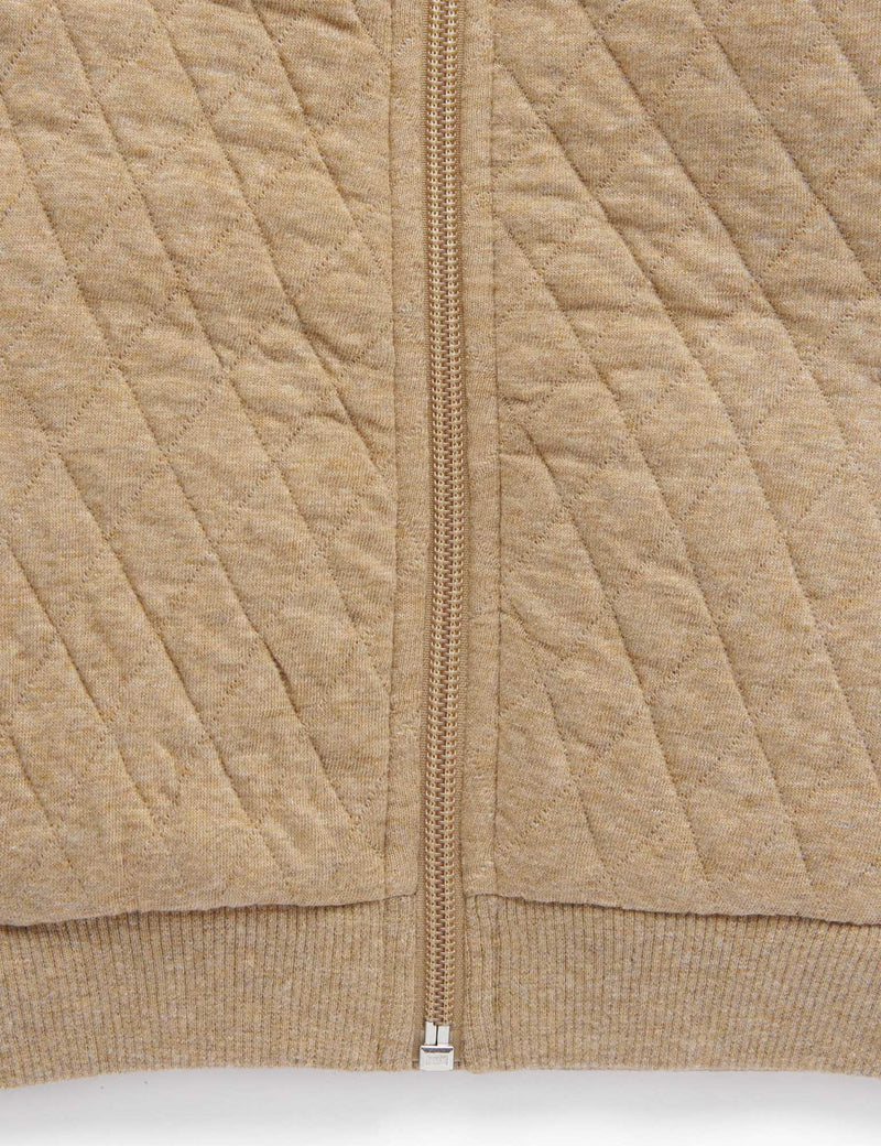 Quilted vest - Cinnamon Melange