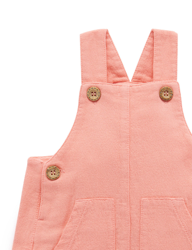 Textured Overalls - Paprika