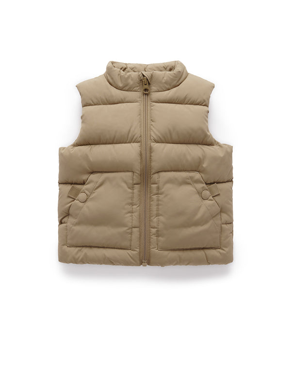 Shower Proff Padded vest - Cinnamon