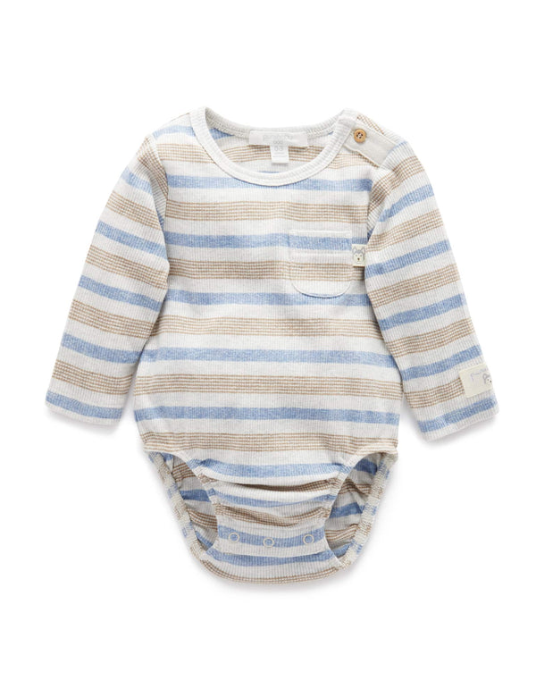 Striped Bodysuit - Arctic Stripe