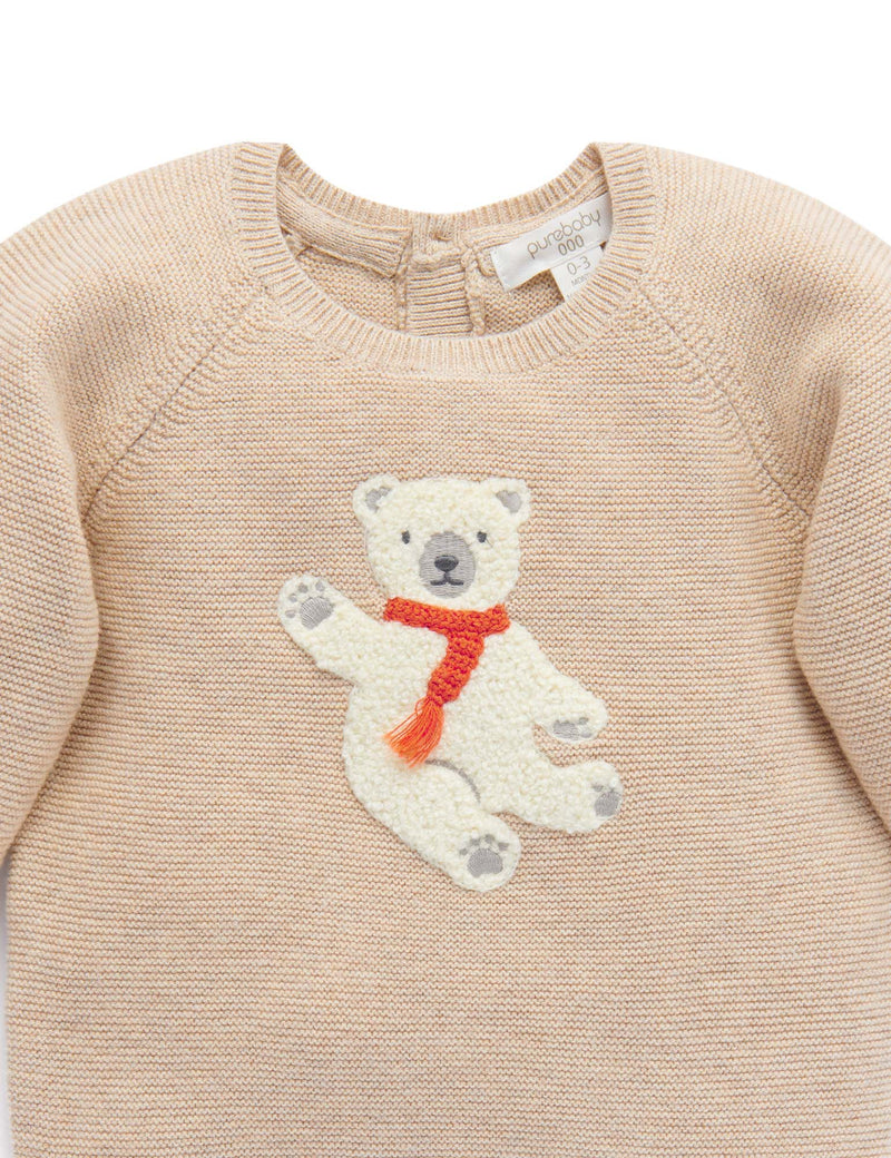 Arctic Friend Jumper - Camel Melange