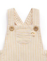 Linen Blend Overall - Bamboo Stripe