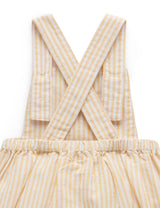 Linen Blend Overall - Bamboo Stripe