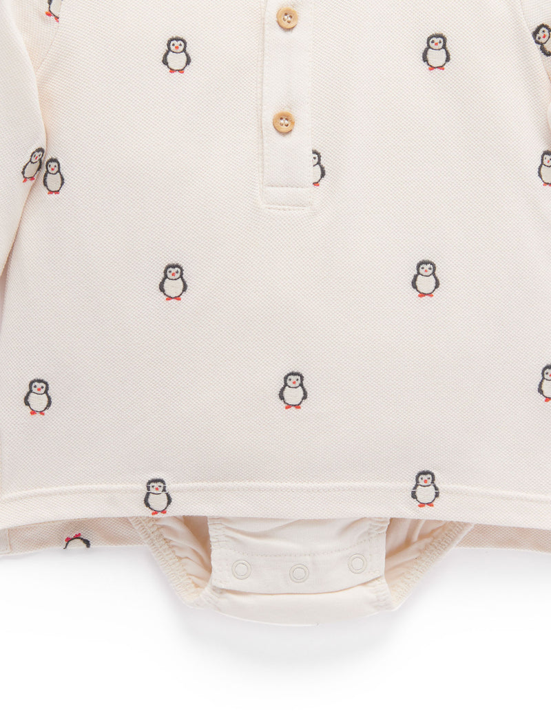 Embroidered Polo - Penguin Broderi
