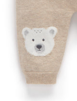 Polar Bear Leggings - Camel Melange