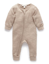 Autralien Merino Growsuit - Camel Melange