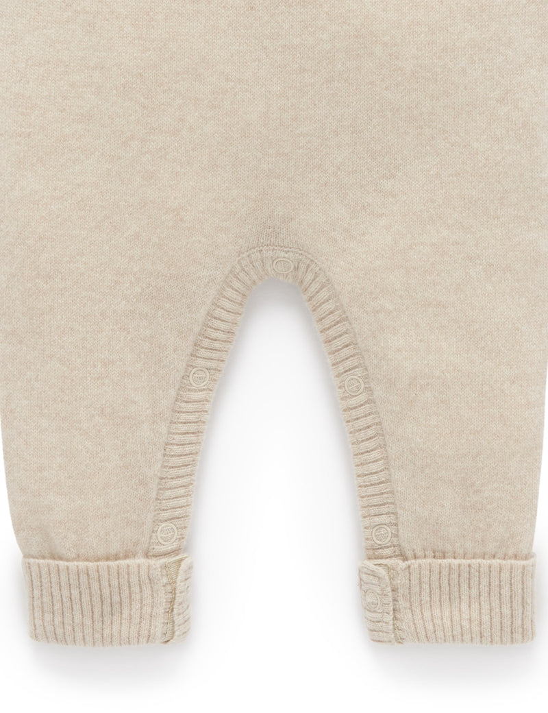 Cashmere Growsuit - Camel Melange