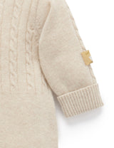 Cashmere Growsuit - Camel Melange