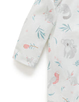 Purebaby Zip Growsuit - Blossom Friends