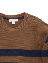 Purebaby Cosy Jumper - Maple Stripe