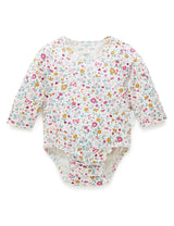 Purebaby Floral Bodysuit