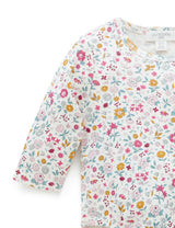 Purebaby Floral Bodysuit
