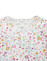 Purebaby Floral Bodysuit