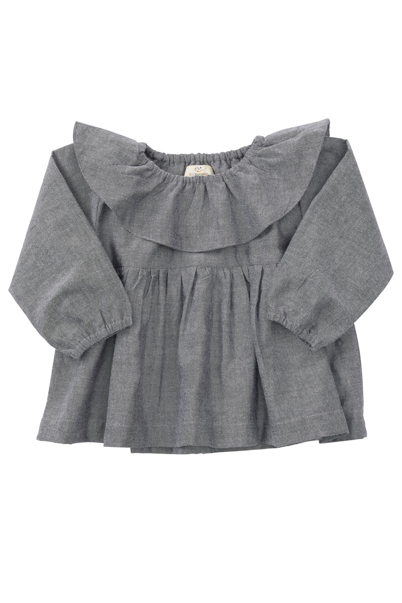 Chambray Tunic - Navy