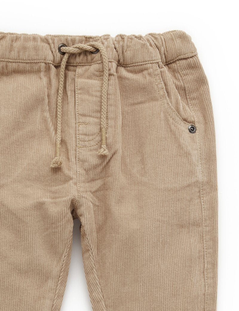 Purebaby Lined Corduroy Pants - Cinnamon