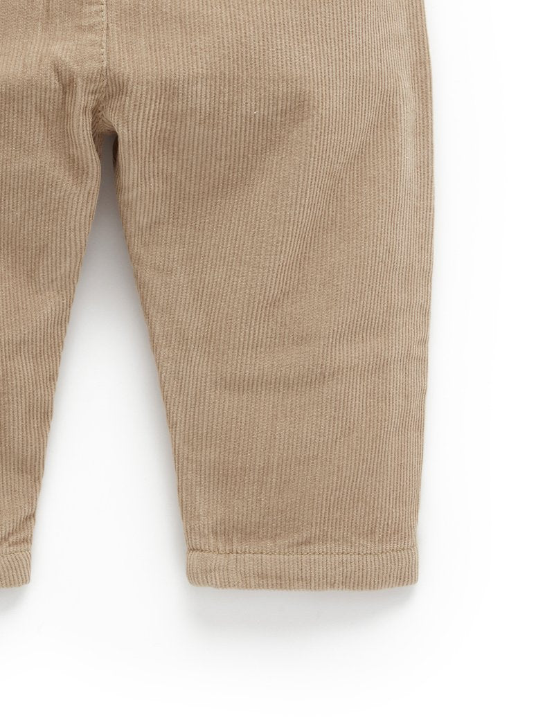 Purebaby Lined Corduroy Pants - Cinnamon