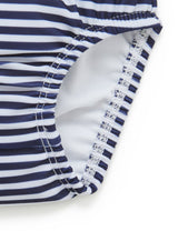 Purebaby Nappy Pant - French Stripe Print