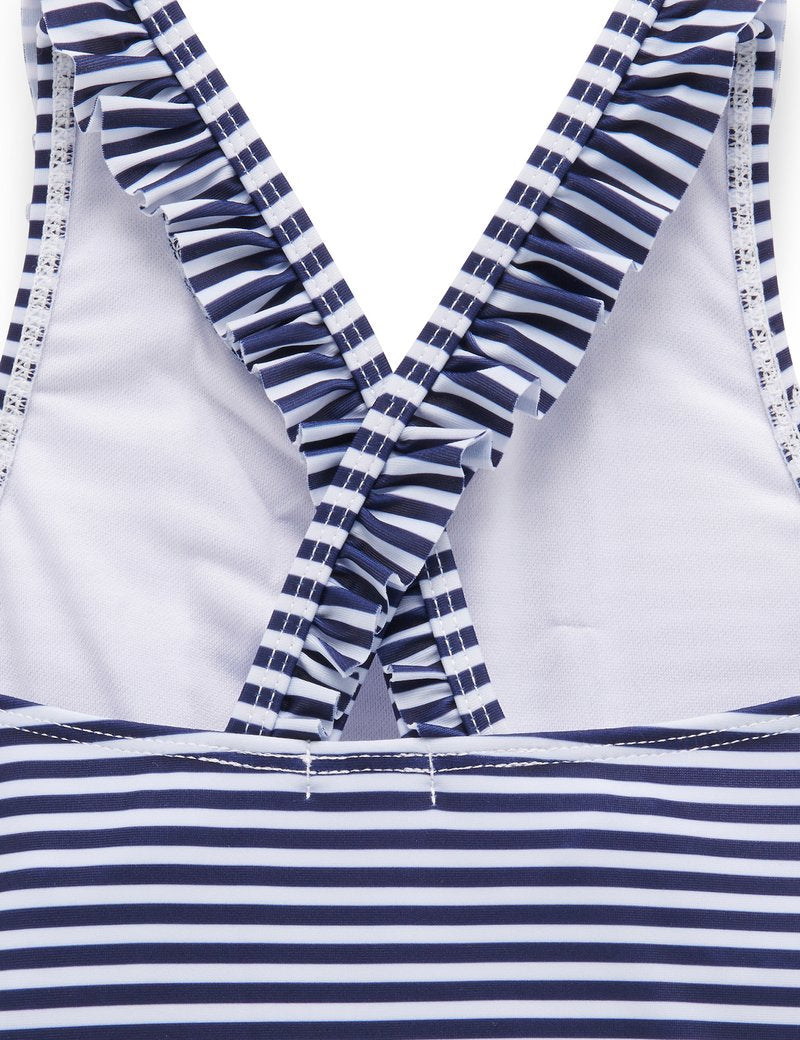 Purebaby One Piece - French Stripe Print