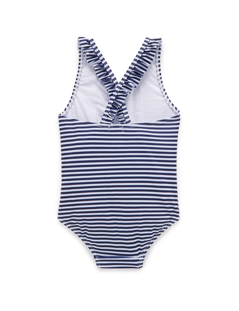 Purebaby One Piece - French Stripe Print