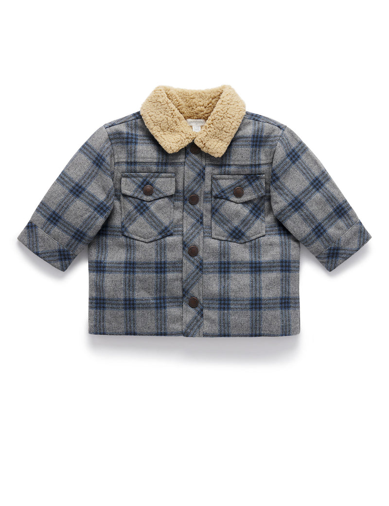 Check Sherpa Jacket - Lumberjack