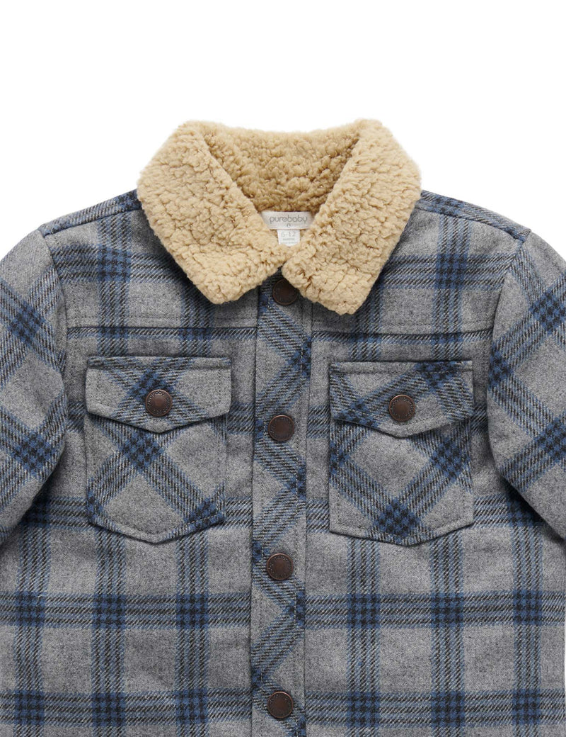 Check Sherpa Jacket - Lumberjack