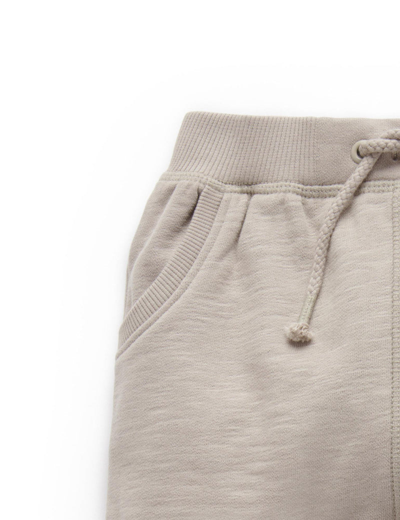 Slouchy Track Pants - Stone