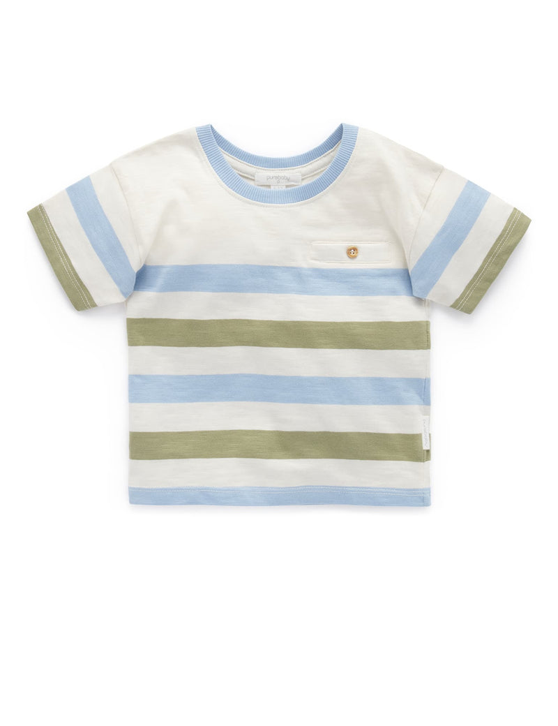 Striped Relax tee - Island Stripe