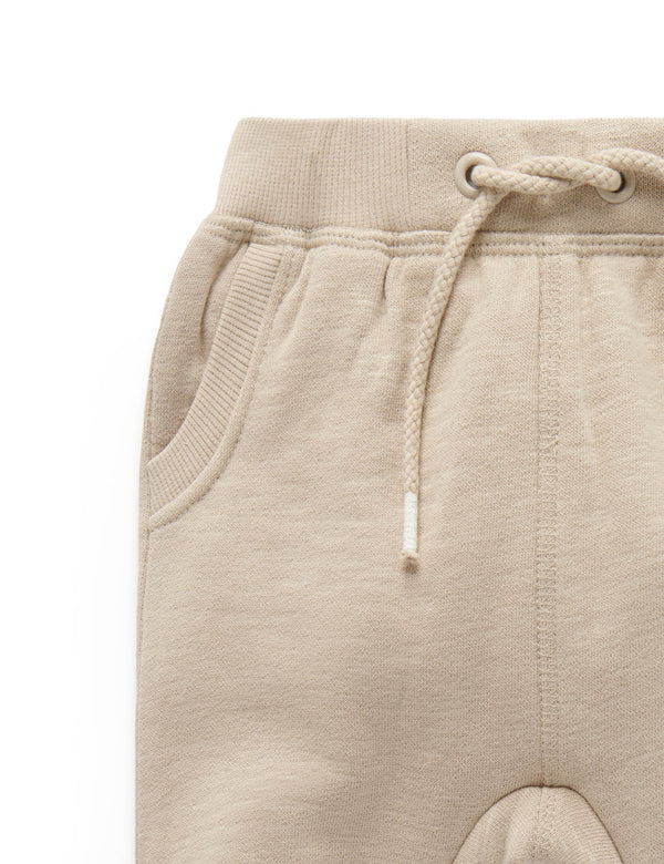 Slouchy Track Pants - Biscuit