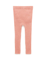 Rib Knit Leggings - Nectarine Melange