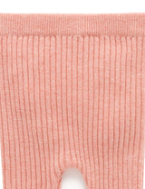 Rib Knit Leggings - Nectarine Melange