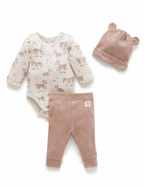 3 Piece Gift Set - Little Fawn Print