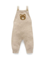 Knitted Overalls - Biscuit melange