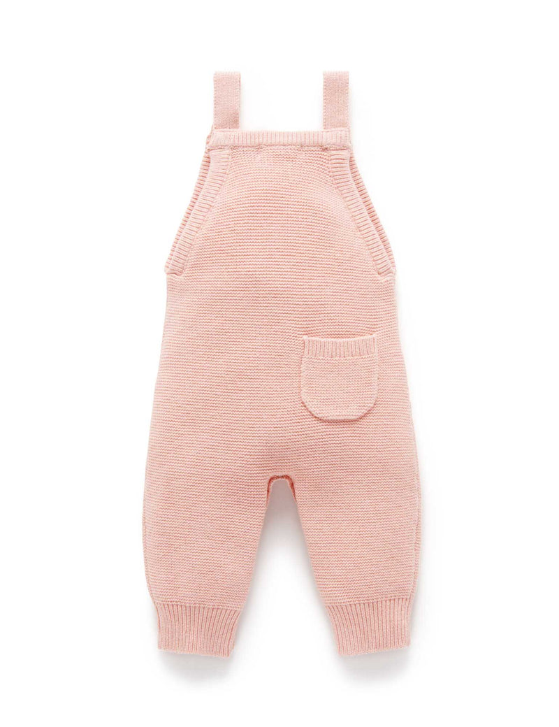 Knitted Overalls - Blush Melange