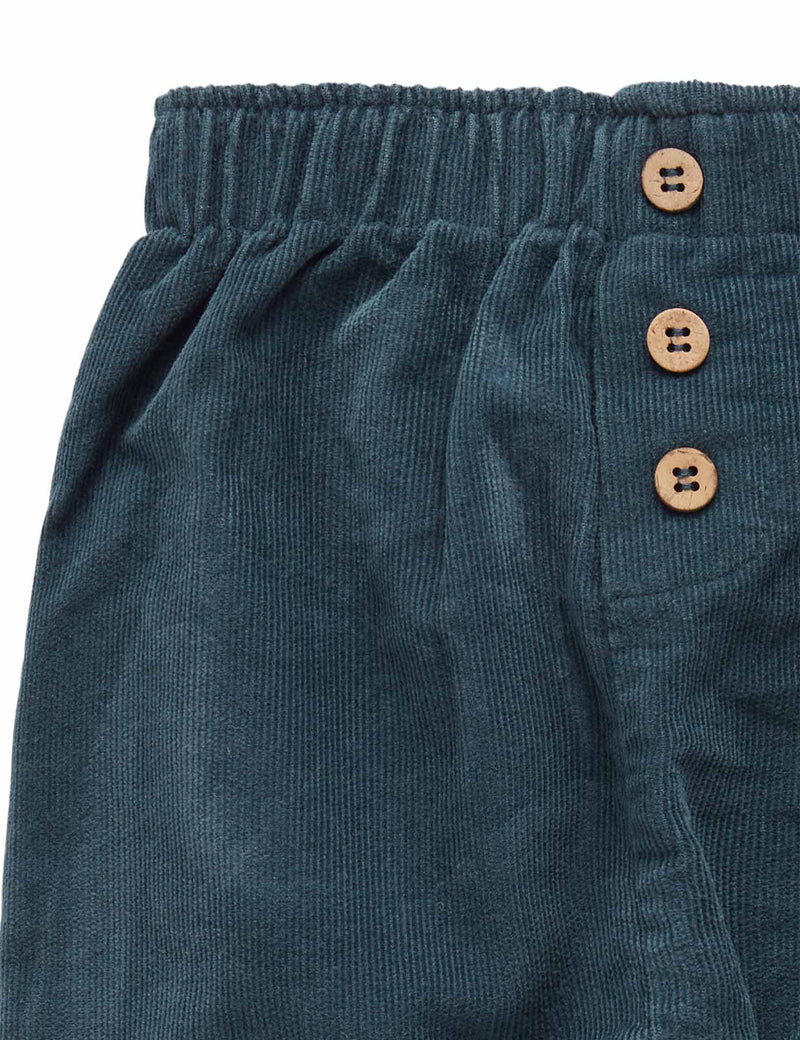 Cord Slouch Pants - Pine