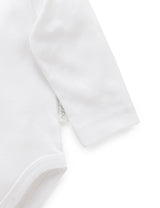 Easy Neck L/S Bodysuit 2 pack - White