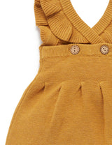 Purebaby Knitted Pinafore - Golden Melange