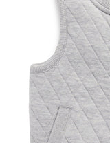 Purebaby Quilted Vest - Grey Melange