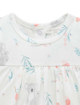 Purebaby Ruffle Dress Bodysuit - Blossom Friends