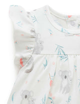 Purebaby Ruffle Dress Bodysuit - Blossom Friends