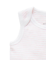 Purebaby 2 Pack Single Bodysuit - Pink