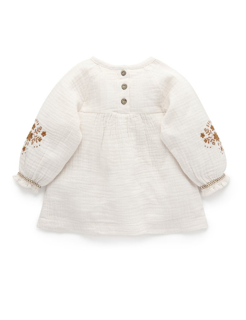 Purebaby Smoked Top - Cloud