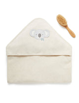 Purebaby Towel Hamper - Badesæt med håndklæde og børste