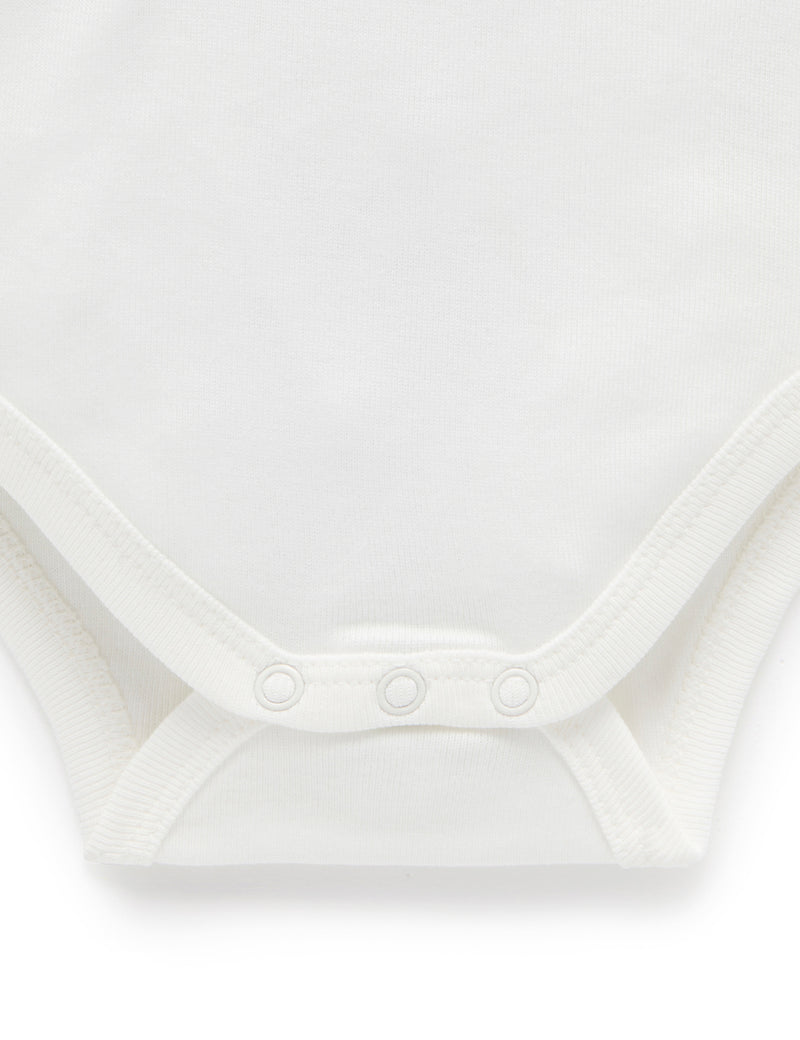 Purebaby Koala Bodysuit - Vanilla